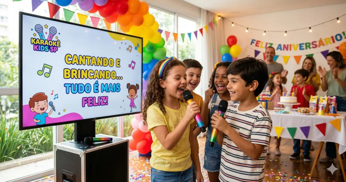 Karaokê para Festa Infantil | Diversão Garantida | Aluguel SP