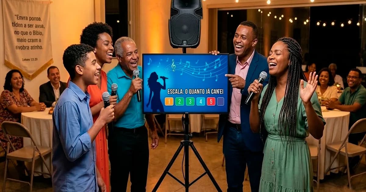 Karaokê para Festa Gospel em SP | Aluguel Profissional para Eventos